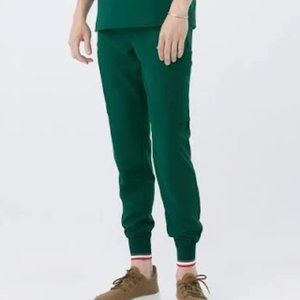 NWT Mediclo Men's FYSEL® Kodiak‎ ‎Jogger Scrub Pants in Hunter Green Size L